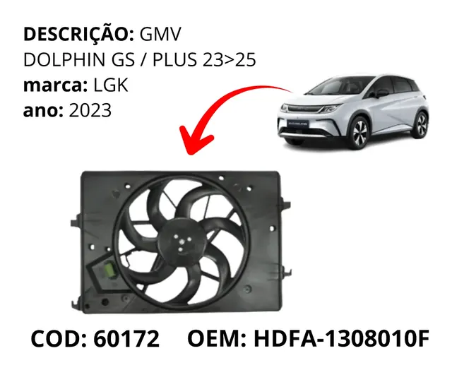 Gmv original para BYD Dolphin GS/Plus, AutoVoltz